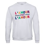 Sweat Shirt Homme L'amour C'est L'amour Lgbtq+ Gay Lesbien Pride