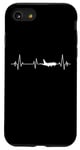 Coque pour iPhone SE (2020) / 7 / 8 Aviation Mode Aviation Enfants Flyer Heartbeat ECG