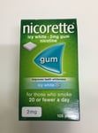 #Icy White Chewing Whitening Gum 2mg, 105 Pieces Nicorette *new*