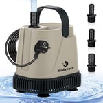 fishkeeper Pompe Aquarium, 30 W 2000 L/H Réglable Pompe Bassin Exterieur, Ultra Silencieux Pompe Eau pour Jardins, étangs, Fontaines, Aquariums, Eau salée Et Eau Douce