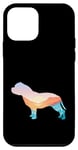 Coque pour iPhone 12 mini Bully Dog Nature Randonnée Chien Sunrise Adventure