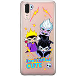 ERT GROUP mobile phone case for Huawei P20 original and officially Licensed Disney pattern Disney Villains 003 optimally adapted to the shape of the mobile phone, partially transparent