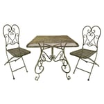 Ensemble Table Et 4 Chaises Pliantes 80x80x76,2cm