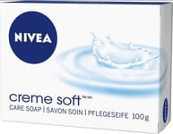 Nivea Creme Soft Cream Soap, Pack of 6 (6 x 100 g).
