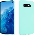 Hsp Coque Turquo Compatible Avec Samsung Galaxy S10e | Étui En Silicone Tpu De Qualité Supérieure | Pour Le Chargement À Induction | Résistant Aux Rayures Et Aux Chocs | Surface Mate | Mince