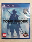 RISE OF THE TOMB RAIDER 20 EME ANNIVERSAIRE (STANDARD BOX) PS4 FR NEW (GAME IN E