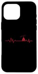 iPhone 16 Pro Max My Heart beats for Sailing Heart Line Case