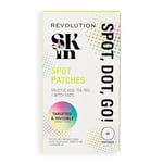 Revolution SKin, Spot, Dot, Go! Spot Patches, Patchs Anti-Boutons Discrets avec Acide Salicylique et Arbre à Thé, Vegan et Non Testés sur les Animaux, 60 Patchs