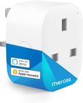 Smart Plug Mini - meross 13A Wi-Fi Plugs Compatible with HomeKit, Alexa, Google