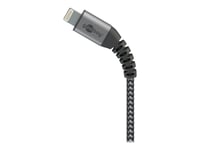 Goobay - Lightning-Kabel - Usb Hann Til Lightning Hann - 50 Cm - Grå, Svart