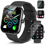 Smart Watch for Men Women (Answer/Make Call), 1.96"HD Screen Fitness Watch with Heart Rate/Sleep Monitor/SpO2/Pedometer, Activity Tracker 110+ Sport Modes, IP68 Waterproof Smartwatch for IOS Android