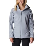 Columbia Cascade Ridge Softshell, Veste Coupe Vent Softshell Femme, Tradewinds Grey Heather, Taille S