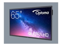 Optoma Creative Touch 5653RK - Classe de diagonale 65" 5-Series écran LCD rétro-éclairé par LED - interactive - avec écran tactile (multi-touches) - 4K UHD (2160p) 3840 x 2160 - Direct LED