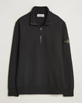 Stone Island Garment Dyed Fleece Half Zip Black