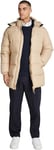 Tommy Jeans Doudoune Homme Essential Down Parka avec Capuche, Beige (Gentle Gold), L