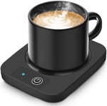 Azyh Chauffe-Tasse pour Café, 45℃ Tasse Intelligente, Chauffe-Bougie Intelligent, Chauffe-Café électrique avec Panneau en Aluminium pour Bureau, Chauffe Tasse USB pour Chauffer Le café Lait thé Cacao