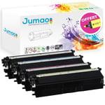 Lot de 4 Toners cartouches d'impression Jumao, pour Brother type TN423