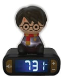 LEXIBOOK Digital Alarm Night Light Snooze, Clock, Luminous Harry Potter, Black C