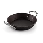 Samuel Groves Britannia Recycled Cast Iron Frying Pan Skillet Cookware Range Made in England (24cm Double Handle Skillet)