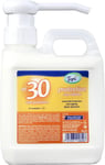 SPF30 Protective Sun Lotion 1L Family Size Pump, Non-Greasy UVA UVB Protection