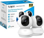 Tapo Caméra Surveillance WiFi Intérieure 2K C210 2 Pack Détection De Personne