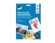 8 Sheets Premium Glossy High gloss Photo Paper A4 Inkjet Printer230GSM Picture