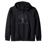 Binary Tree Coding Computer Programmer Zip Hoodie