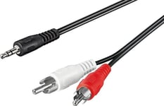 Techly 907545 Techly Stereo Audio Cable Jack 3.5Mm To 2X Rca M/M 3M