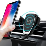 10W Car Wireless Charger Air Vent Phone Holder Bracket For iPhone 16 Samsung S24