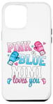 iPhone 15 Pro Max Pink Or Blue Mimi Loves You Boxing Gender Reveal Party Case