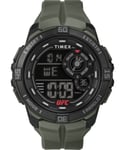 Montre Homme TIMEX UFC RUMBLE TW5M59400 Numérique Silicone Vert Chrono Timer