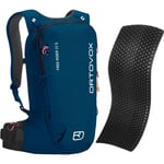 Ortovox Free Rider 20 S + Spine Protector, petrol blue