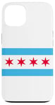 Coque pour iPhone 13 Drapeau de Chicago