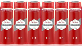 Old Spice Shower Gel Original 3in1 Fresh Body Hair Face Wash For Men 250ML x 6