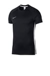 Nike Men Dri-Fit Academy Football Short-Sleeve Top - Black/White/White, X-Large