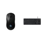 Logitech G PRO Wireless Gaming Mouse, HERO 25K Sensor, 25,600 DPI, RGB, Ultra Lightweight & 13 TKL SE Mechanical Gaming Keyboard - Compact Backlit Keyboard