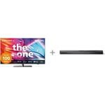 Philips The One 65" PUS8949 – 4K LED Ambilight TV + Fidelio FB1 7.1.2 Dolby Atmos Soundbar -tuotepaketti