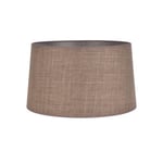 Abat-jour tambour marron khao Ø45cm Corep