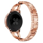 Amazfit GTS 2 Mini Smalt länkarmband med glittrande stenar, roséguld