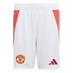 Manchester United Hjemmeshorts 2024/25 Barn - adidas, størrelse 152 cm