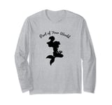 Disney The Little Mermaid Ariel Silhouette Manche Longue