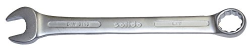 SOLIDO 152300803 Clé mixte DIN3113A 8 mm côté anneau coudé 15°