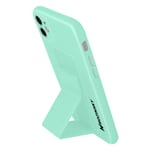 Coque iPhone 12 Mini Silicone Support Magnétique Pliable Wozinsky turquoise