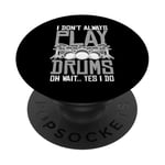 Drums Instrument Funny Playing Musical Leçon PopSockets PopGrip Adhésif