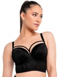 Curvy Kate Womens CK039112 Extrovert Padded Balcony Bra - Black material_polyamide - Size 38H