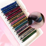 D Curl Fake Eyelashes Shiny Eye Lashes Glitter False Lashes Eyelash Extensions