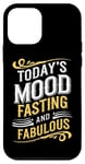 Coque pour iPhone 12 mini Today's Mood Funny Keto Diet Fitness Perte de poids