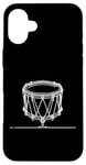 Coque pour iPhone 16 Plus Art ligne Bodhráns pour musiciens Bodhrán