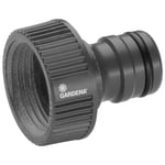 GARDENA Nez de Robinet Grand Débit : Raccord de Robinet pour un débit d'eau élévé avec Filetage de 33.3 mm (G 1") (2802-20)