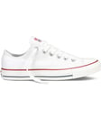 Converse All Star Unisex Chuck Taylor Low Top Sneakers - White Canvas - Size UK 8 - Size UK 8